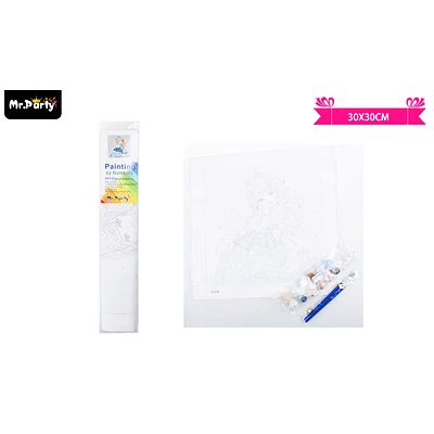 KIT DE PINTURA AL OLEO POR NUMEROS 30*30CM - 1