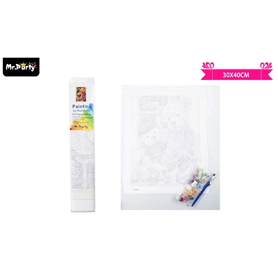 KIT DE PINTURA AL OLEO POR NUMEROS 30*40CM - 1