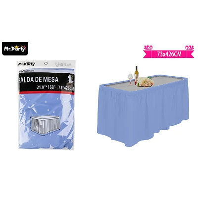 FALDON DE MESA DESECHABLE LILA 73*426CM - 1