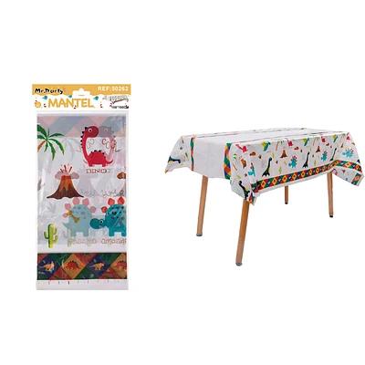 MANTEL PLASTICO DINOSAURIO 108*180CM - 1