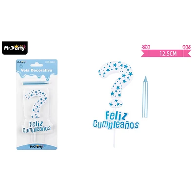 VELA DE SIGNO ? CELESTE - 1