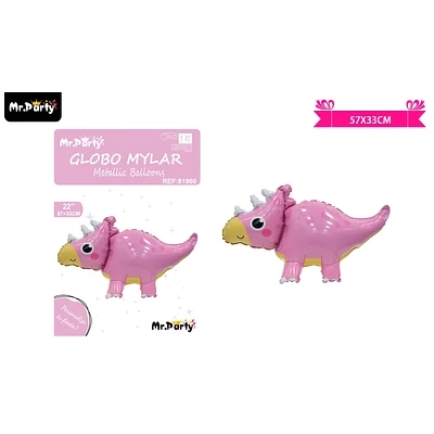 GLOBO METALICO DINOSAURIO 57*33CM - 1