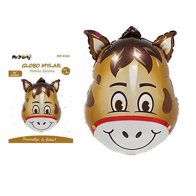 GLOBO METALICO BURRO 45*63CM - 1