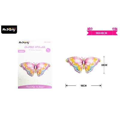 GLOBO METALICO MARIPOSA 98*48CM - 1