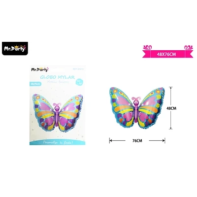 GLOBO METALICO MARIPOSA 48*76CM - 1