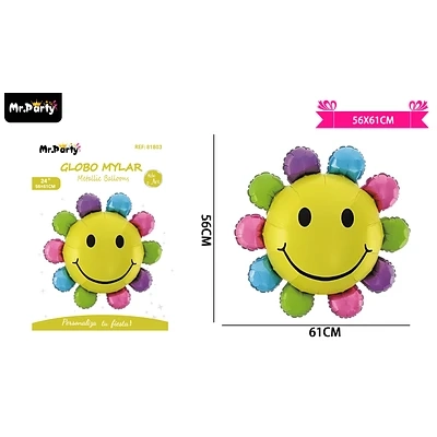GLOBO METALICO GIRASOL 56*61CM - 1