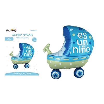 GLOBO METALICO BABY SHOWER ES UN NIÑO 80*77CM - 2