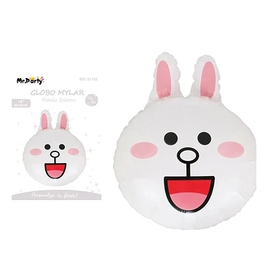 GLOBO METALICO CONEJO 45*45CM - 2