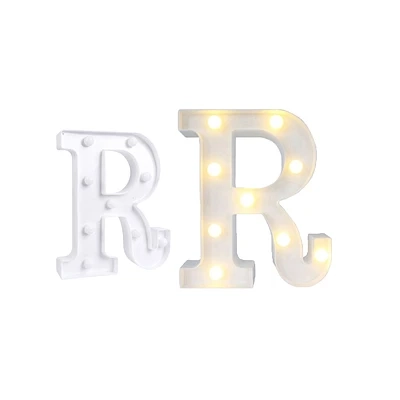LETRA R CON LUZ LED 22CM - 2