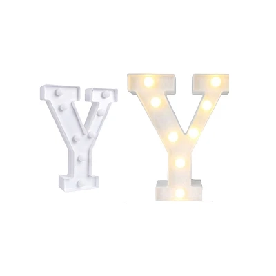 LETRA Y CON LUZ LED 22CM - 2