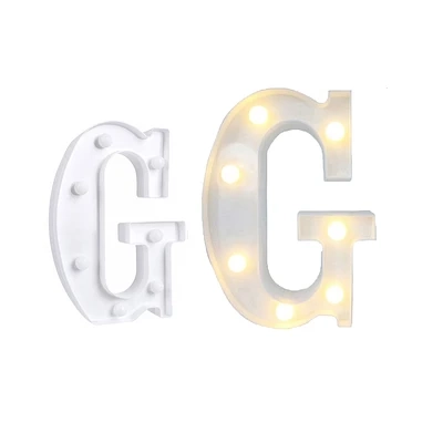 LETRA G CON LUZ LED 22CM - 2
