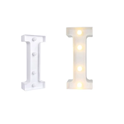 LETRA I CON LUZ LED 22CM - 2
