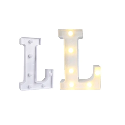 LETRA L CON LUZ LED 22CM - 2