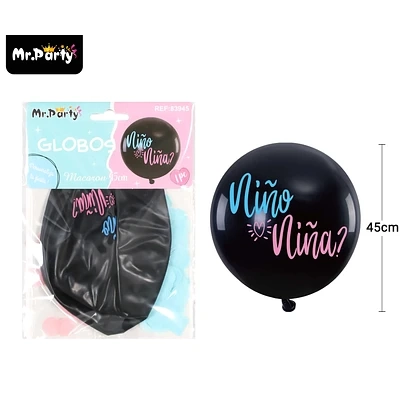 GLOBOS DE LATEX NIÑO O NIÑA 45CM - 1