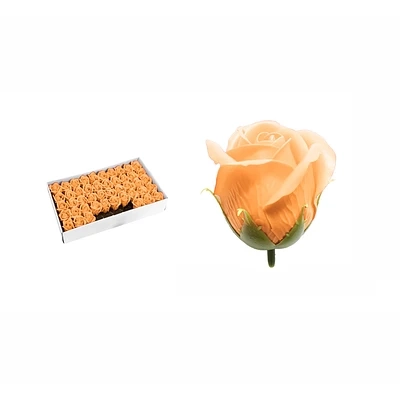 ROSAS DE JABON AROMATICAS 5CM 50 PIEZAS CHAMPAN - 1