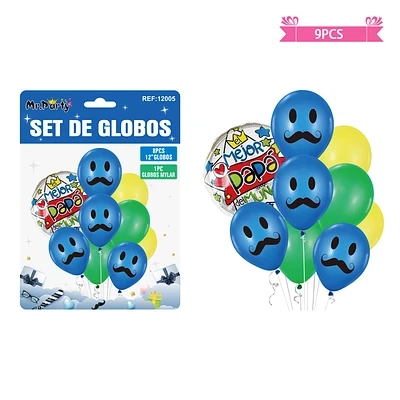 SET DE GLOBOS DIA DEL PADRE 9PCS - 1