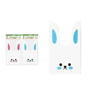 BOLSAS DE DULCES CON CONEJO PARA PASCUA 16*27CM 10PCS COLOR ALEATORIO - 1