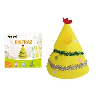 DISFRAZ DE FIELTRO DE PASCUA COLOR AMARILLO 70*85CM - 1