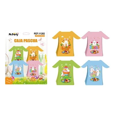 CAJA DE DULCES DE PASCUA 10*4.9*16.6CM 6PCS COLOR ALEATORIO - 1
