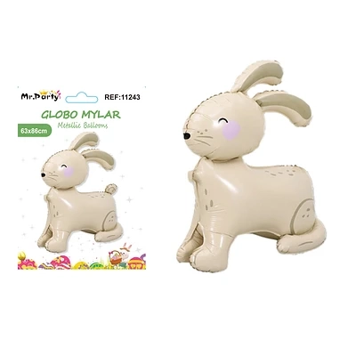 GLOBO METALICO CONEJO DE PASCUA 63*86CM - 1