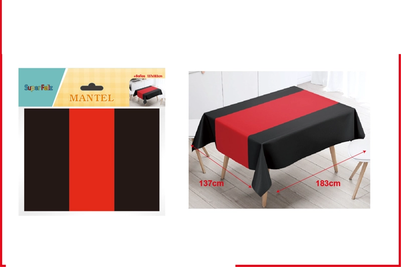 MANTELES (NEGRO Y ROJO) - 1