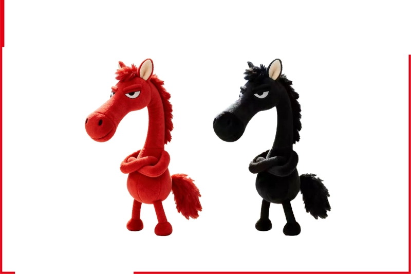 CABALLO DE PELUCHE (CABALLO ENOJADO) - 1