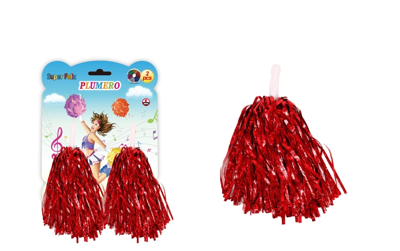 POMPONES ROJO - 1
