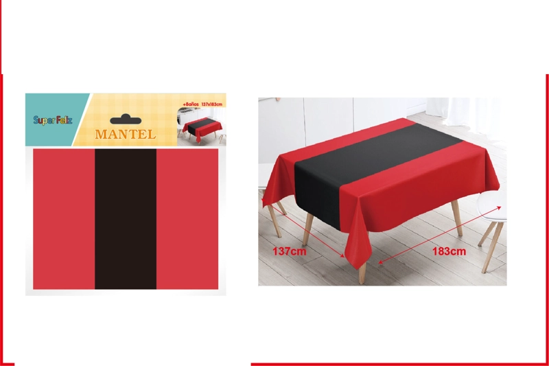 MANTELES (ROJO Y NEGRO) - 1