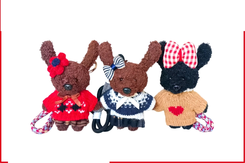 PERRO DE PELUCHE (LAZOS) - 1