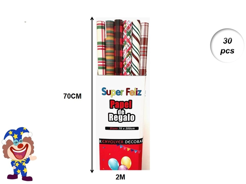 PAPEL DE REGALO 70 CM ESTAMPADO - 1