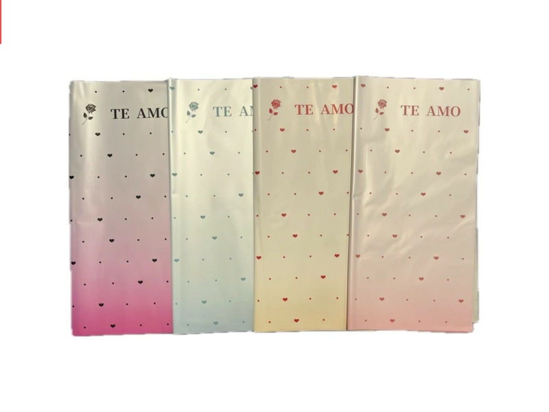 PAPEL COREANO TE AMO DEGRADADO MULTICOLOR - 1