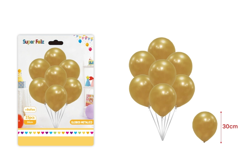 GLOBO CROMADO (DORADO) - 1