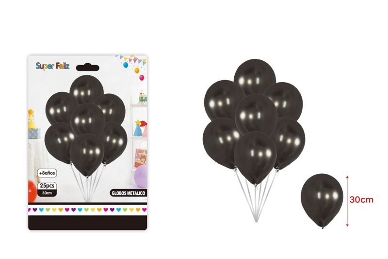 GLOBO CROMADO (NEGRO) - 1
