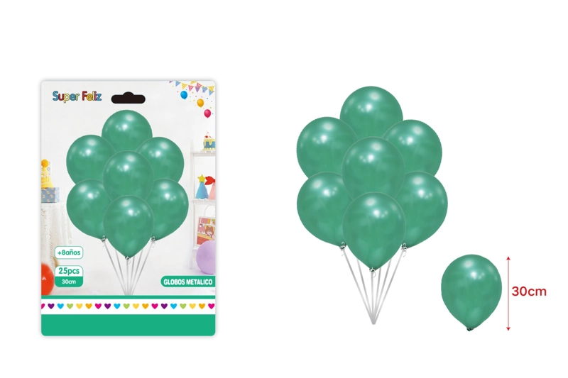 GLOBO CROMADO (VERDE AZULADO) - 1