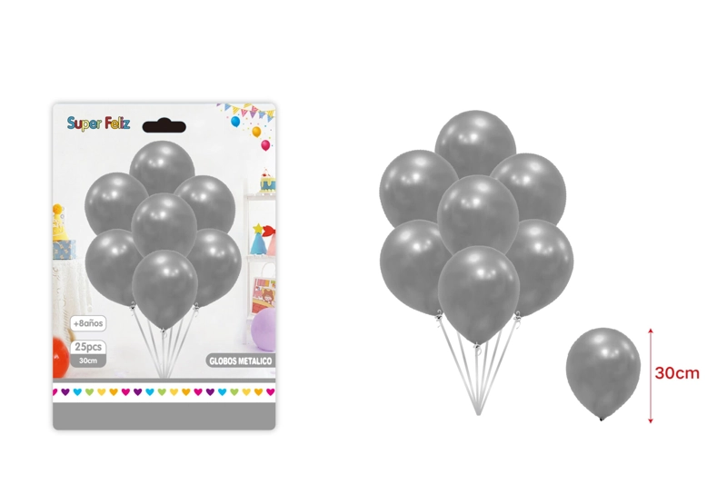 GLOBO CROMADO (PLATEADO) - 1