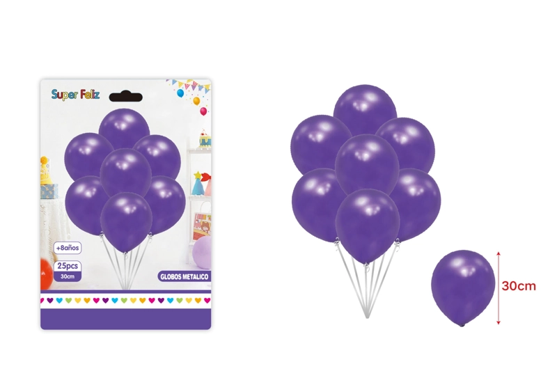 GLOBO CROMADO (MORADO) - 1