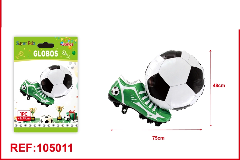 GLOBO DE FUTBOL VERDE - 1