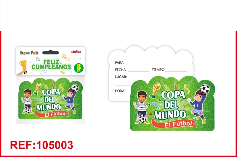 INVITACION DE LA COPA DEL MUNDO (COPA DEL MUNDO EL FUTBOL) - 1