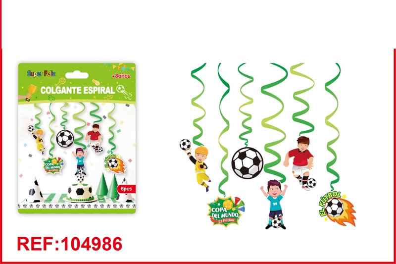COLGANTE ESPIRAL DE COPA DEL MUNDO (CORNETA) - 1