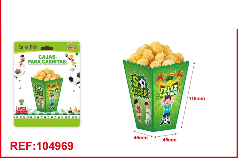 CAJA POP CORN DE COPA DEL MUNDO (SOCCER) - 1