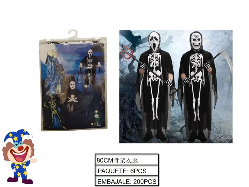 HALLOWEEN (DISFRAZ DOBLE DE ESQUELETO) - 1