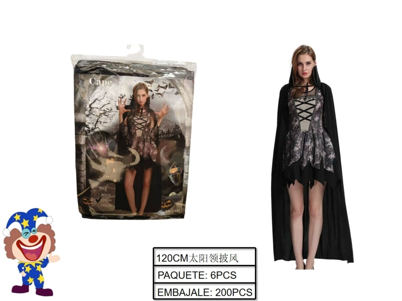 HALLOWEEN (DISFRAZ VAMPIRA CON CAPA) - 1