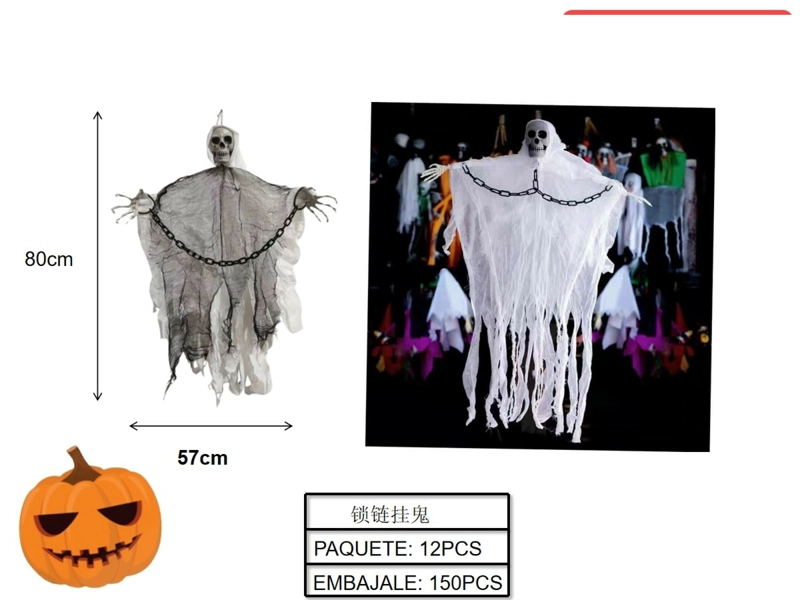 HALLOWEEN (ESQUELETO FANTASMA CON ESPOSAS) - 1