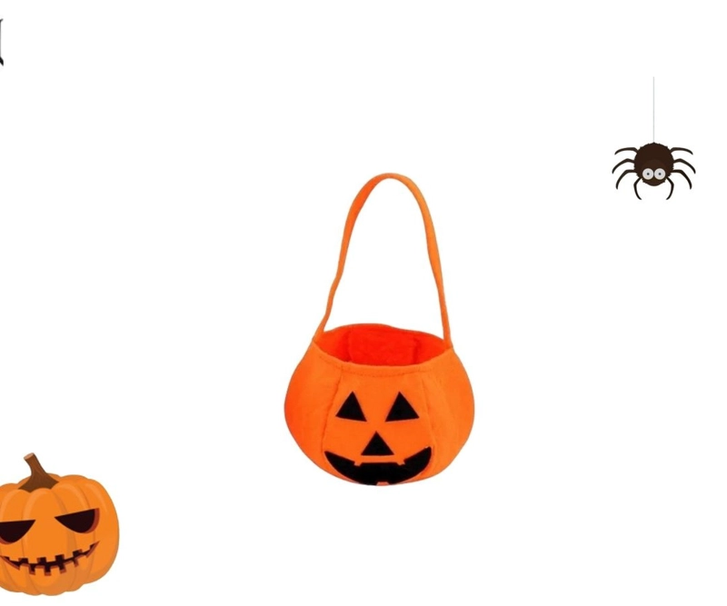 HALLOWEEN (CANASTA DE CALABAZA SONRIENTE) - 1