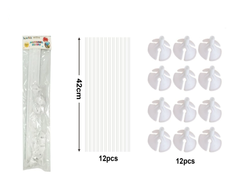 VARILLAS BLANCO 12PCS - 1
