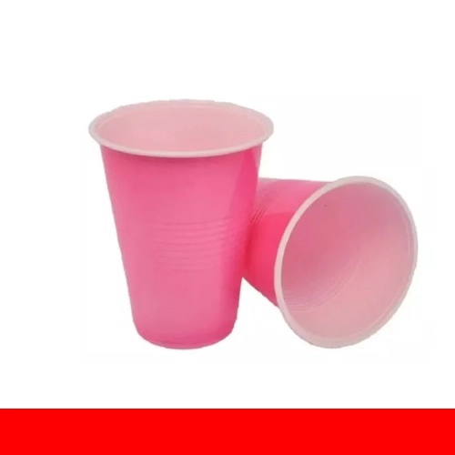 VASO ROSADO 10PCS - 1
