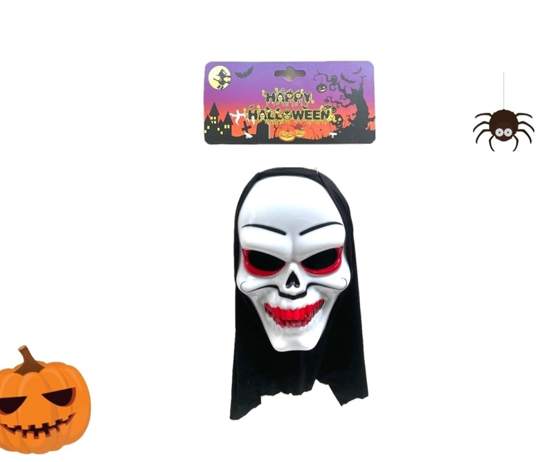 HALLOWEEN  (MASCARA ESQUELETO DIENTES ROJOS) - 1