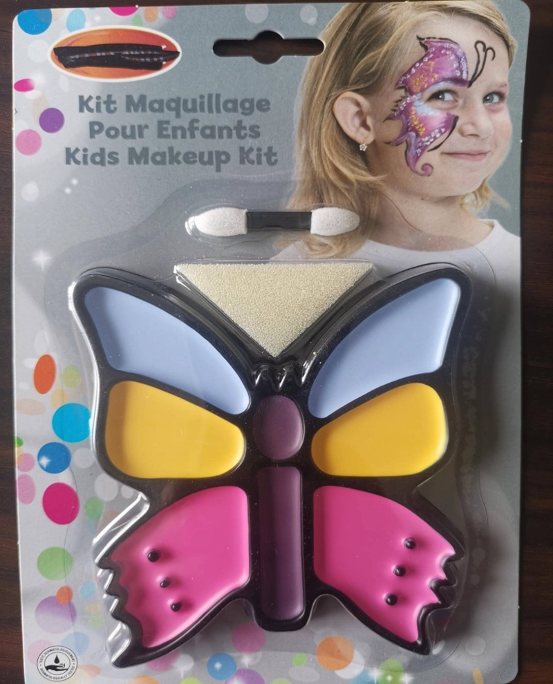 HALLOWEEN (PINTURA FACIAL AZUL/AMARILLO/ROSADO) - 1