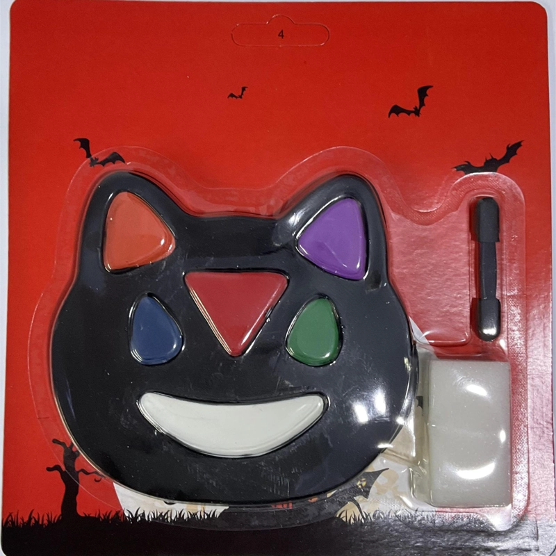 HALLOWEEN (PINTURA FACIAL EN FORMA DE GATO) - 1