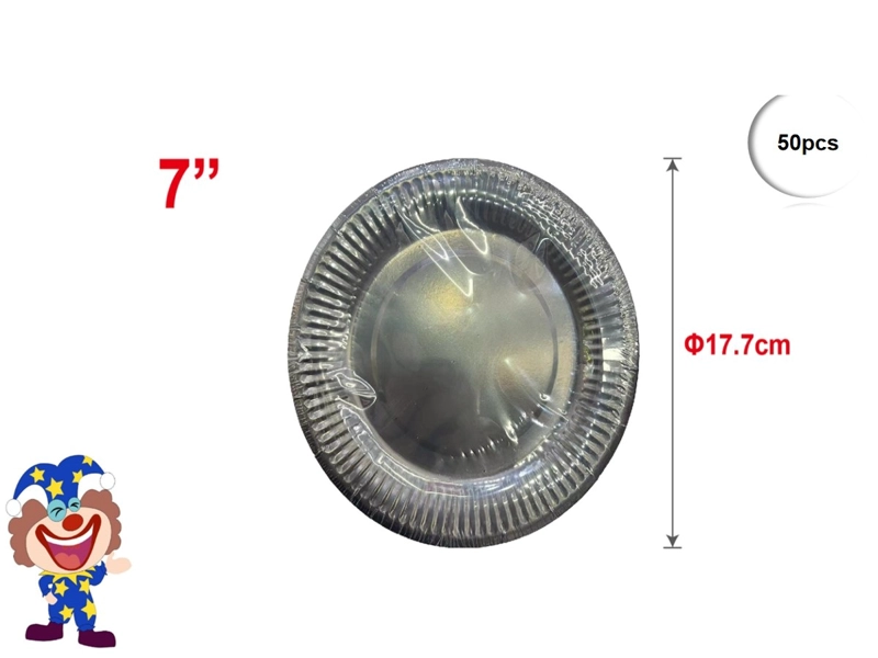 PLATO 50PCS 7' PLATEALDO - 1
